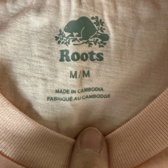Roots Light Pink Short Sleeve Tee - Picture 3 of 3